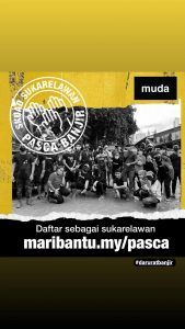 MUDA sukarelawan team